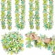 thumbnail image 2 of Easter Tinsel Garland Spring Green Hanging Stripe with Colorful Egg, Hanging Ornaments for Easter Holiday Party Decor, 2 of 5