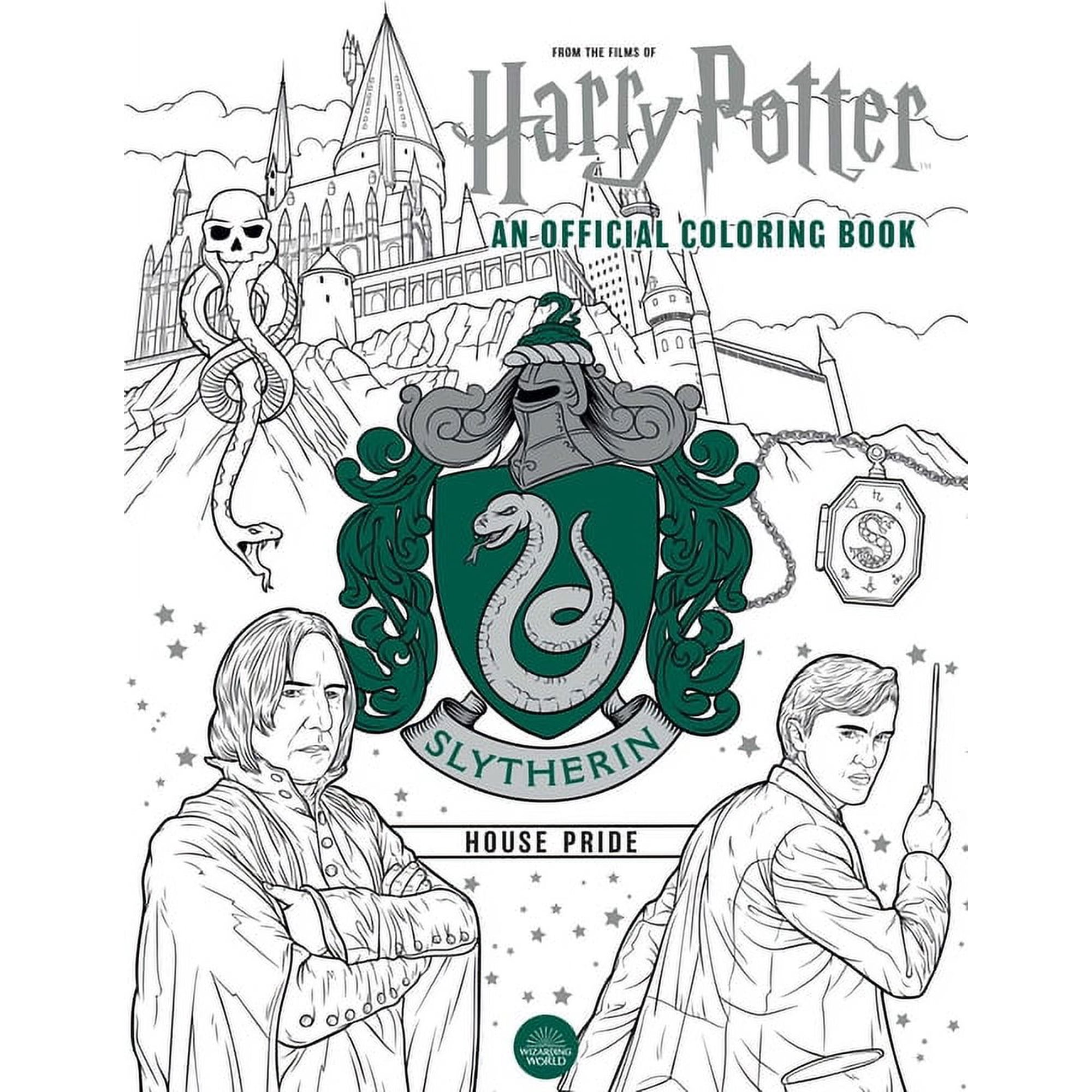 Harry Potter Harry Potter: Slytherin House Pride: The Official Coloring Book: (Gifts Books for Harry Potter Fans, Adult Coloring Book, (Paperback)