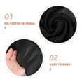 thumbnail image 3 of OFFIGAM Elegant Design Dress Cape Summer Wraps Breathable Longlength Coverage For Women Summer Weddings 1Pcs Black, 3 of 7