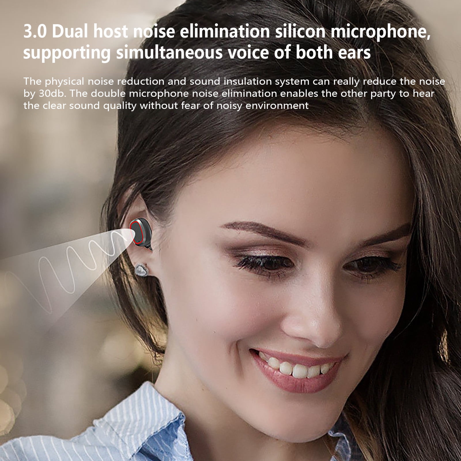 Wireless Earbuds, Bluetooth Earbuds Headphones Bass Stereo, IPX7 Waterproof Ear Buds with Mic LED Display, in Ear Earphones, 78H Playtime for Smartphone Laptop Pad Sports Workout,Black