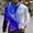 Blue, variant on cllios Long Sleeve Shirts for Men 3D Graphic Tee Big & Tall Casual Crew Neck Tops Slim Fit Novelty Designer T Shirts