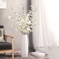 thumbnail image 4 of Ramas artificiales de flor de cerezo obbsie x4, blancas, 4 of 6