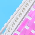thumbnail image 3 of Cesta para patinete, cesta para bicicleta infantil, de plástico, tejida a mano con lazo frontal (pequeña, rosa, timbre de coche con colores aleatorios), 3 of 7
