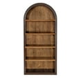 thumbnail image 2 of Bowery Hill Modern Wood Etagere Bookcase in Dusk Brown Finish, 2 of 2