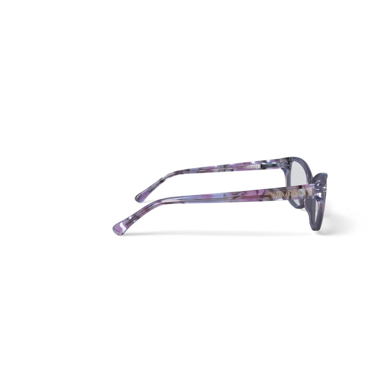Nautica Youth NGO104 Prescription Eyeglasses with Case, Crystal