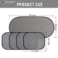 thumbnail image 3 of Car Window Shade, AYAMAYA Car Window Sun Shade for Child Side Window Car Sun Shades Sun, Glare and UV Rays Protection for Your Baby Pet [5 pack], 3 of 6