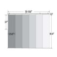 thumbnail image 3 of Panel Track SystemAdjustable Room DividerWindow BlindsSteel Curtain TrackCustomizable Panels 70-130", 3 of 3
