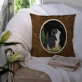 thumbnail image 3 of Carolines Treasures SS8468PW1414 Starry Night Bernese Mountain Dog Fabric Decorative Pillow, 14Hx14W, multicolor, 3 of 4