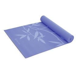 Gaiam Premium Print Yoga Mat, Ash Leaves, 5mm