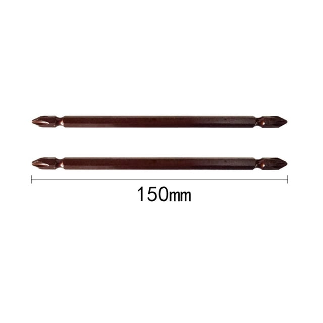 Double Head Screwdriver Bits Improve Work Efficiency Magnetic Double Head Electric Cross Ph2 50-300Mm Screwdriver Bit
