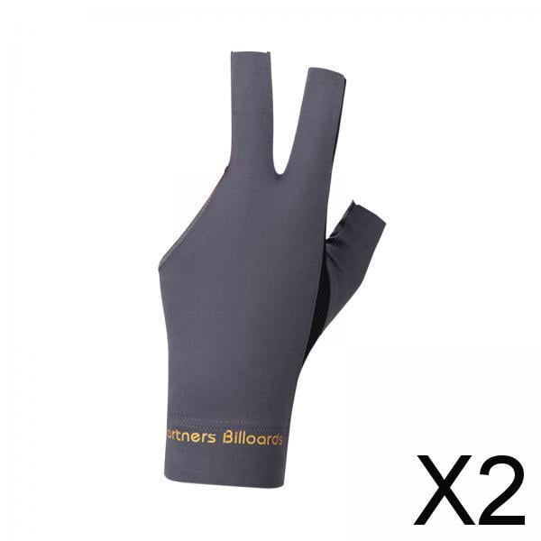 Guantes de billar mano izquierda antideslizante Colamx 2 piezas