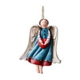 thumbnail image 2 of Adornos navideños, adornos navideños, regalos navideños, colgante de resina vintage para niña, decoración para árbol de Navidad, aderezo de resina, 2 of 6