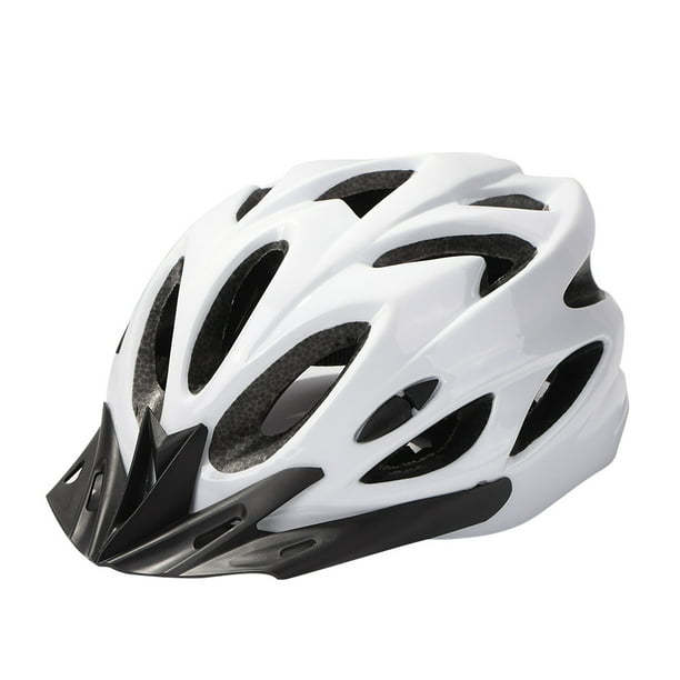 Tmvgtek Casco De Moto De Bicicleta Ligero Casco De Seguridad Mtb De Bicicleta De 18 Orificios (Blanco)