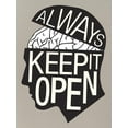 thumbnail image 2 of Art.com Always Keep It Open Poster Art Print, 18" x 24", 2 of 4