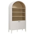 thumbnail image 4 of Nolan Storage Display Cabinet Bookshelf in Ivory, 4 of 11