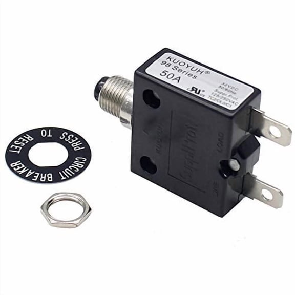 KUOYUH Circuit Breaker 98 series 125/250VAC 50/60Hz (1pc 50A)