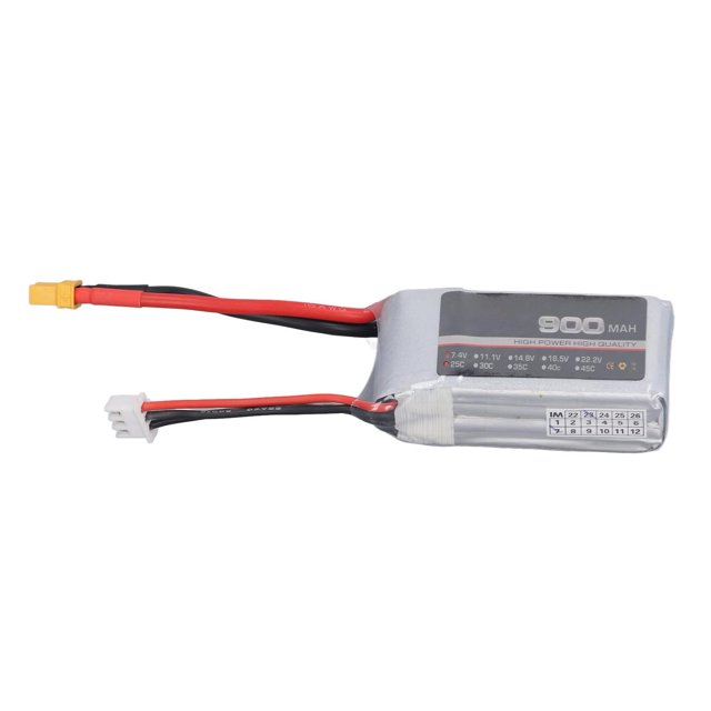 Battery LiPo Battery 25C 900mAh XT30 Connector Stable Powerful Performance RC Battery Pack for RC Fix Wing Helicopter Airplane