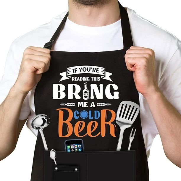 Funny Apron for Men, Personalized Birthday Gifts, Gift for