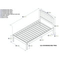 thumbnail image 4 of Retro Renaissance Platform Bed With Open Footboard And Turbo Charger In Classic Finish For Bedroom Spaces, Perfect Blend Of Sleek Bowed Style And Traditional Sturdy Slats, 4 of 4