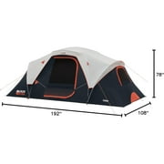 CORE 16' x 9' 9 Person Extended Dome Blockout Camping Tent, 30lbs