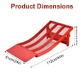 thumbnail image 2 of Finger Skateboard Ramp Set Mini Toys Obstacle Park Troglfold Skateboard Park for Bike Scooters, Single Skate Ramp Used for Skateboarding Gift, 2 of 8