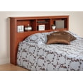 thumbnail image 3 of Monterey Cherry Full/ Double Wood Platform Storage Bed 3 Piece Bedroom Set, 3 of 4