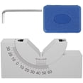 thumbnail image 5 of V Block Angle Gauge AP25 0°- 60° Adjustable Micro Angle Gauge Multifunctional Angle V Block Milling High Precision Angle Gauge Block with Wrench for Milling Machine Planer, 5 of 10