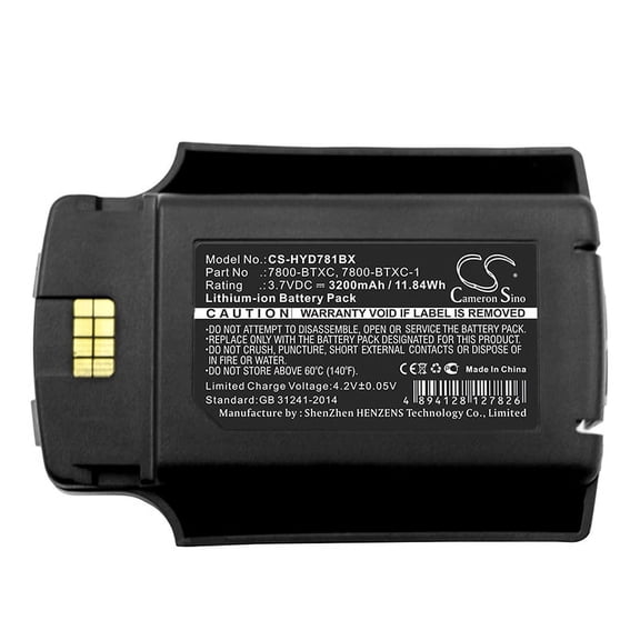 3200mAh Honeywell 7600-BTXC-1 7600-BTXC 7600-BTEC Battery for Dolphin 7600 Dolphin 7600 II