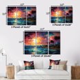 thumbnail image 4 of Designart Large Palms & Palm Trees framed wall Art, Colorful Bold Palm Trees horizon I , Palms & Palm Trees framed wall art decor, Multi-Color Traditional Natural framed wall art, 4 of 5