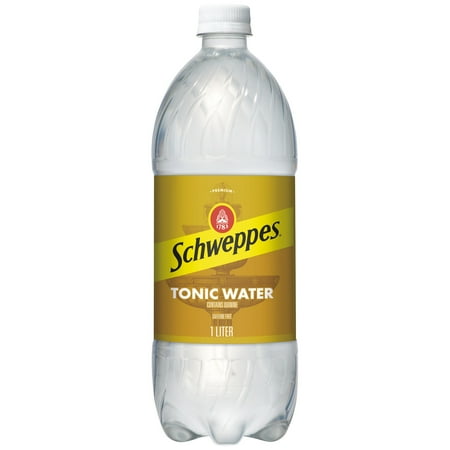 Schweppes Caffeine Free Tonic Water, 1 L, Bottle