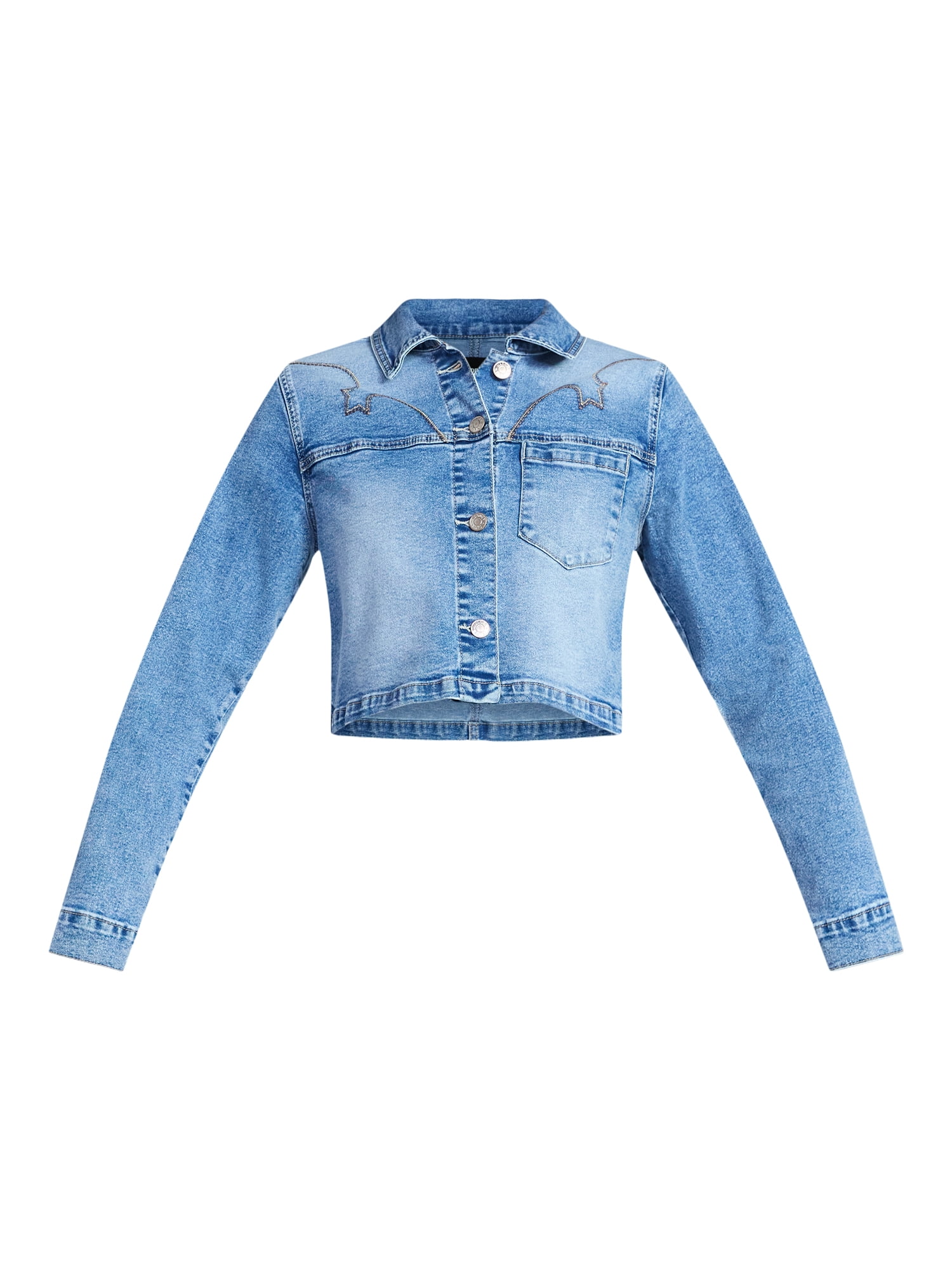 Madden NYC Women's Western Jean Jacket, Sizes XXS-XXL