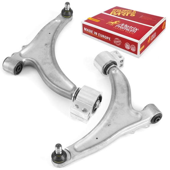Metrix Premium Chassis Parts - Front Left & Right Lower Control Arm w Ball Joint & Bushing Assembly Kit Fits 10 Buick Allure, 10-16 LaCrosse, 11-17 Regal, 13-15 Chevrolet Malibu, RK641500, RK641501