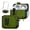 Green, variant on Slim Case for Airpods 4/5th Gen with Keychain, Compatible with Magsafe Hard PC Protective Case with Phone Stand Shockproof Full Body Cover Shell for Women Men, Black