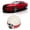 White Red, variant on Rupoun Shelby GT500 Style 5 Speed Gear Shift Knob Manual Transmission Shifter Lever Stick Head for Ford Mustang 1967-2018 (2.24 x 2.44 inches / 57 x 62 mm) Black Red