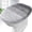 Grey, variant on Buganda Soft Microfiber Toilet Lid Cover, Washable Bathroom Seat Covers, Fits Most Round, Elongated and Oblong Lids, Grey, 19.5"X18.5"