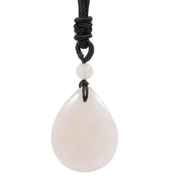 lionlar Pendentif Pierre Collier Bijoux Faits à la Main Accessoires Femmes Hommes Réglable Rose