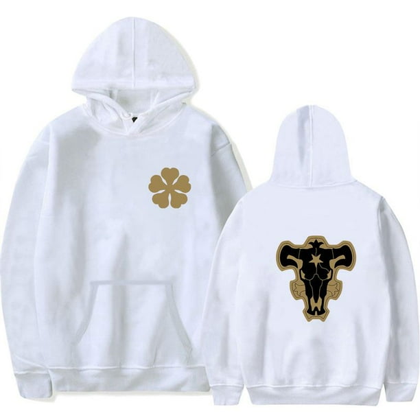 SHIYAO Fashion Anime Black Clover Unisex Hoodie Pullover 3D Print Hoodie Cosplay Costume Coat Jacket Sweatshirt for Women Men Girls Boys(White-S) - SHIYAO Fashion Anime Black Clover Unisex Hoodie Pullover 3D Print Hoodie Cosplay Costume Coat Jacket Sweatshirt for Women Men Girls Boys(White-S) -