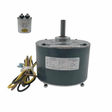 5KCP39EGS070S Condenser Fan Motor 1/4HP 208-230V 1.4A 1100RPM Replaces 5KCP39EGY823S Genteq GE 3905 Carrier Bryant Payne HC39GE237 Dayton 6DLL0 OEM Upgraded