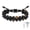 Black, variant on Cremation Ashes Jewellery Small Urns Bracelets Double layer tiger stone bead bracelet for men women
