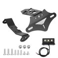 thumbnail image 2 of Akozon Motorcycle LED License Plate Frame Aluminium Plate 5050 White Light Anodized  Protective Layer  Bracket License Plate Kit Fit For  CBR1000RR 2008-2016, 2 of 8