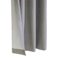 thumbnail image 4 of Loft Living Micah Blackout Grommet Indoor Curtain 52 x 95 in Silver, 4 of 7
