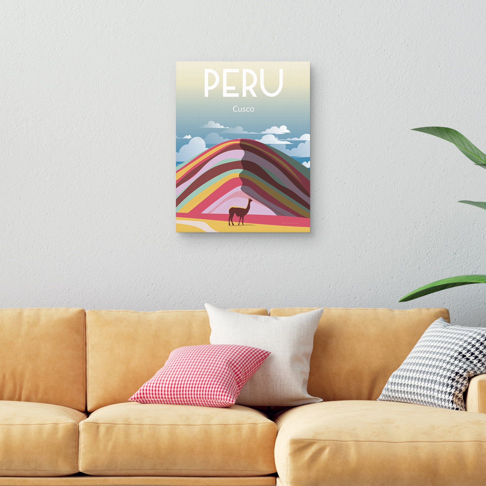 Peru by Omar Escalante Canvas Art Print