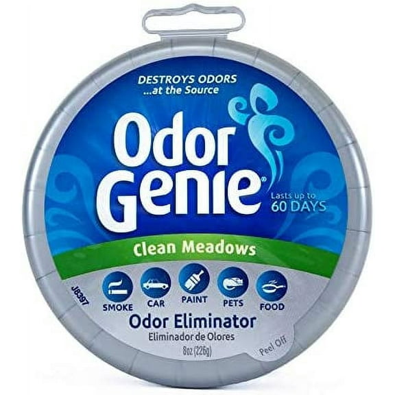 Odor Genie Odor Eliminator with Clean Meadows Fragrance, 8 oz. – Neutralizes Unpleasant Smells and Odors, for Indoor Use