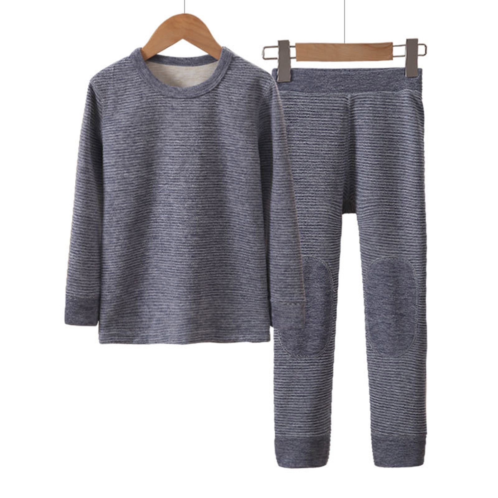 Couche Base Ski Randonnée Sous-Vêtements Thermiques Enfant - Haut Manches Longues Et Collant - Sans Coutures, Respirant Sous-vêtement Chaud Enfant