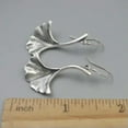 thumbnail image 5 of EOEMY Sterling Silver Earrings Women Gift Lucky Ginkgo Leaf Dangle Earrings, 5 of 5
