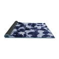 thumbnail image 2 of Ahgly Company Indoor Square Abstract Blue Modern Area Rugs, 6' Square, 2 of 4