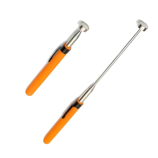 8 Pound Magnetic Pickup Tool - Extendable Stainless Steel Rod, Portable & Durable Design for Nails, Screws, Small Metal Pieces - Construction, Workshop Retrieval Tool, Magnetic Tool 