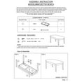 thumbnail image 4 of ACME Claudia Bench, Beige Linen & Salvage Brown, 4 of 5