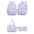 thumbnail image 4 of FYDUU 3Pcs Backpack for Girls Schoolbag with Lunch Box Pencil Case Lightweight Backpack Set Kids School Bag Bookbag Fashion Daypack, 4 of 7