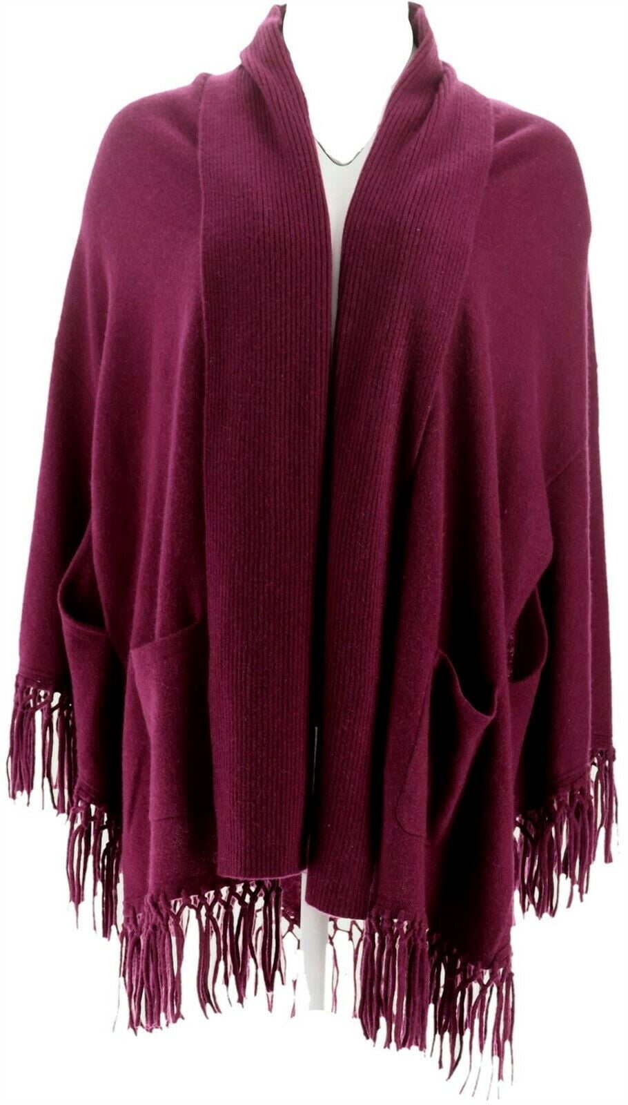 Isaac Mizrahi 2-Ply Cashmere Fringe 
